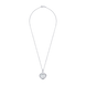 Серебряный кулон Сердце малое с подвижными вставками Swarovski (10х10) Арт. 5531uukc-1