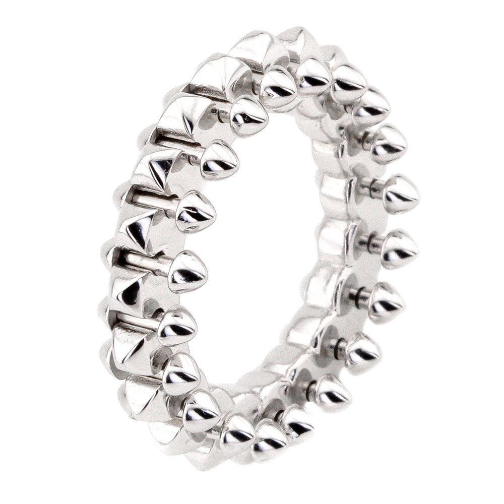 Срібний перстень "Шипи" без вставок K11850, 17 розмір
