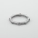 Серебряное кольцо-дорожка с фианитами 3101930, 16 размер