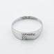Мужское серебряное кольцо с фианитами 11793-4 размер 18