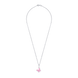 Серебряный кулон Бабочки розовый с эмалью (детский) 3195583006110501, Без цепочки, Розовый, UmaUmi Fly