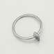 Серебряное кольцо с аметистом маркиз 11011234am, 16 размер