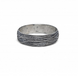 Серебряное обручальное кольцо Continuity (Непрерывность) с чернением фактурное 1153/EJ