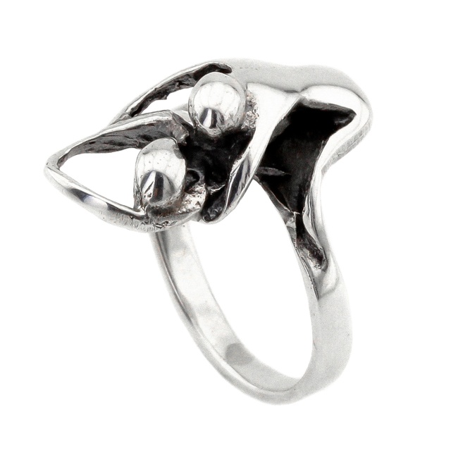 Срібний перстень "Єдність" з чоловіком і жінкою без вставок K11712, 18 розмір, 18