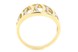Золотое кольцо желтое с белыми фианитами КК11405, 17,5 размер, 17-5, Белый