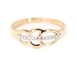Золотое кольцо Колос с фианитами дорожкой КК11327-1, 17,5 размер, 17-5, Белый