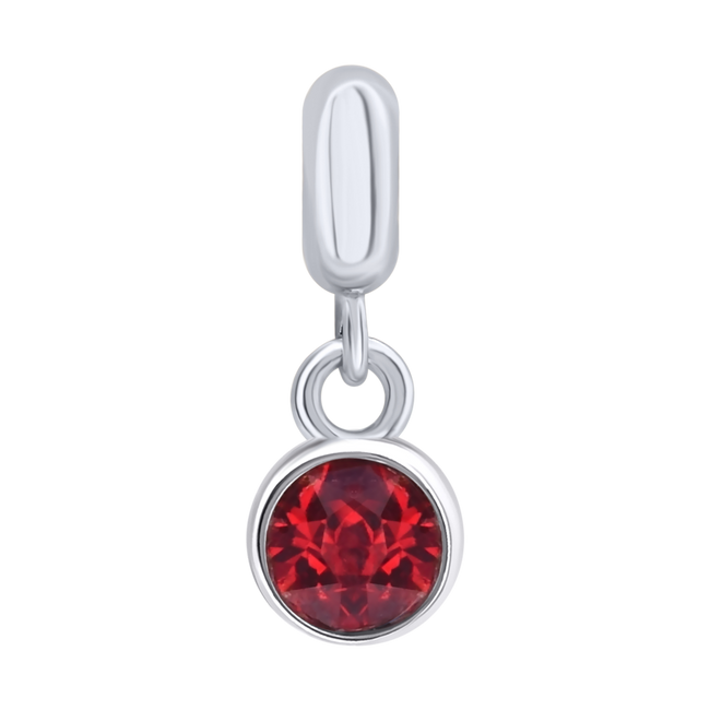 Кулон Талисман (Рак) с красным Swarovski Zirconia 3595760006070501