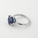 Серебряное кольцо Триллион со шпинелью 3101993-4shp, 15,5 размер