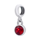 Кулон Талисман (Рак) с красным Swarovski Zirconia 3595760006070501