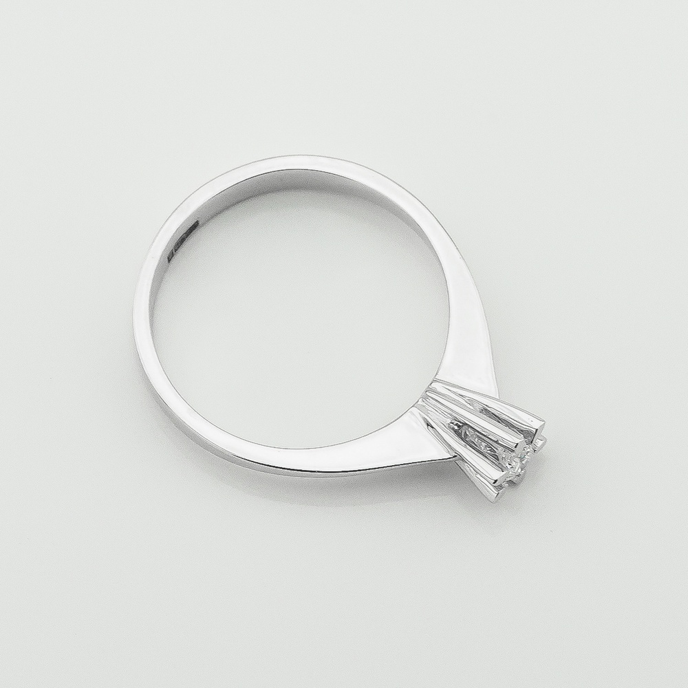 Золотое кольцо с бриллиантом 511612, 16 размер