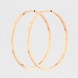 Золотые серьги-кольца крупного диаметра (D 5 мм) C121015