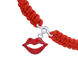 Детский браслет плетеный Губки красные красный 4195553006070407, Красный, Красный, UmaUmi Symbols