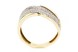 Золотое кольцо Дорожки с фианитами КК11346, 18 размер, 18, Белый