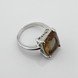 Серебряное кольцо с султанитом 3101987, 16 размер