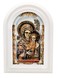 Вінчальна ікона Пресвятої Богородиці зі срібла 925 з позолотою та кольоровою емаллю 8006-IDE