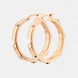 Золоті сережки-кільця з кружечками (D 3 см) C12899