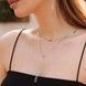 Серебряное колье Звенья 3400796, 45 размер
