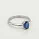 Срібна каблучка Овал зі шпінелью 3101941-4shp, 17,5 розмір