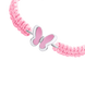 Детский браслет плетеный Бабочки розовые 4195583026110411, Розовый, Розовый, UmaUmi Fly
