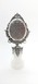 Серебряная Икона настольная Покров Богоматери на подставке из оникса 1044-IDE
