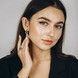 Золотое кольцо с аметистом 111016am, 17,5 размер