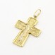 Крестик с распятием из желтого золота КР13095