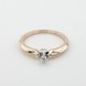 Золотое кольцо с бриллиантом ro11540, 16 размер