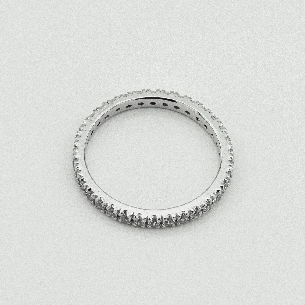 Золотое кольцо-дорожка с фианитами 3102016, 16 размер