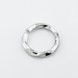 Серебряное кольцо Крученое незамкнутое 3101952, 16 размер