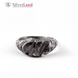 Авторське кільце "EJ Strain" нагадує камінь з чорненого срібла Арт. 1090EJ розмір 17