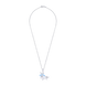 Кулон Единорог Голубой с эмалью из серебра 925 для девочки (17х17) Арт. 5424uuk-1