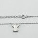 Серебряное колье Ангел без вставок 3400832, 40 размер