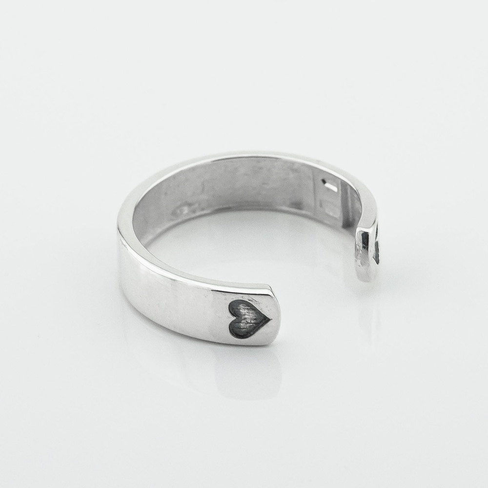 Серебряное кольцо Лети открытое k111917, 16 размер
