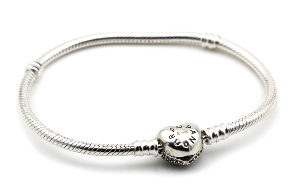 Срібний браслет для Шармів з фіанітами СВ15050