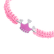 Дитячий браслет плетінь рожевий Корона рожева з емаллю 4195557006110411, Рожевий, UmaUmi Symbols