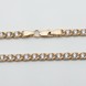 Золотая цепочка с белыми фианитами k23361, 40 размер