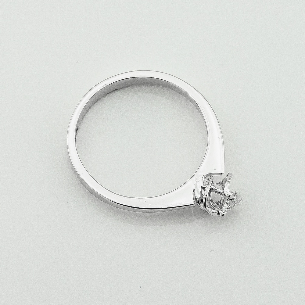 Золотое кольцо с бриллиантом 511617, 16 размер