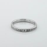 Серебряное кольцо-дорожка с фианитами 3101948, 16,5 размер