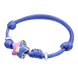 Браслет на шнурке синий Близнецы с голубой и розовой эмалью 4195759006120412