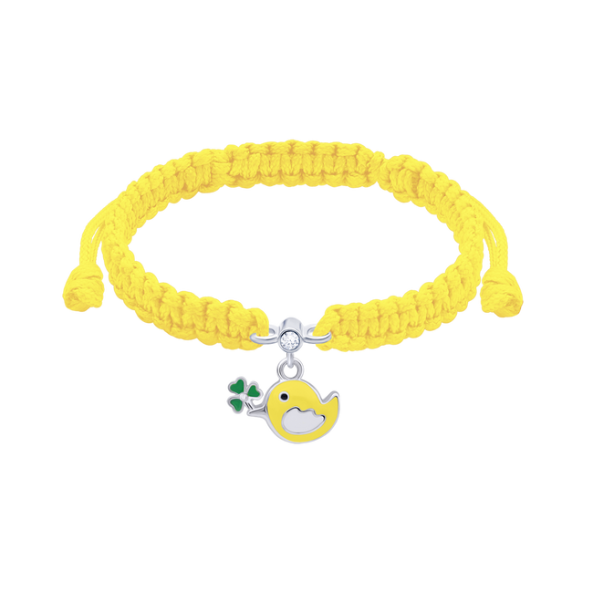 Детский браслет плетеный Птичка желтая Жовтий 4195416006050405, Желтый, Желтый, UmaUmi Fly 
UmaUmi Ukraine