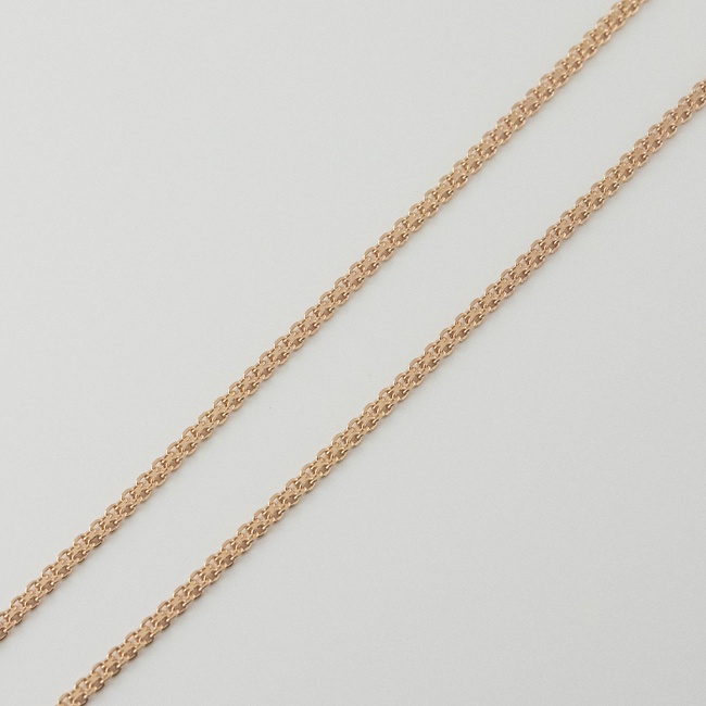 Золотий ланцюжок плетіння Подвійний якір 4300378, 55 розмір