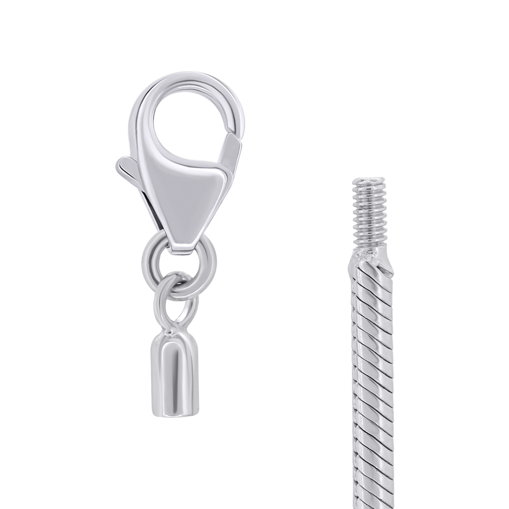 Серебряный цепочный браслет Снейк, 140-165 мм 4005789006011301, UmaUmi Accessories