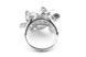 Срібний перстень з метеликами без вставок СК11046, 16,5 розмір, 16-5