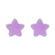 Детские серьги -пуссеты Звездочки с фиолетовой эмалью 2105782006130501, Фиолетовый, UmaUmi Symbols