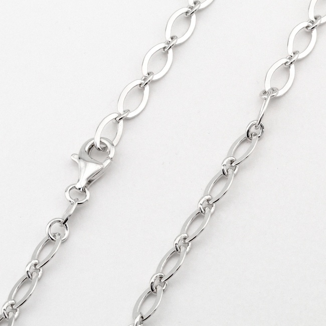 Серебряная цепь K23093, 45 размер
