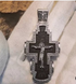 Деревянный Крест 19 с распятием (Спаси и Сохрани) с серебром с чернением 2048-IDE