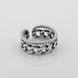Серебряное открытое кольцо Цепь k111790, 16,5 размер