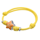 Браслет на шнурке Лев с оранжевой и желтой эмалью 4195761006200405