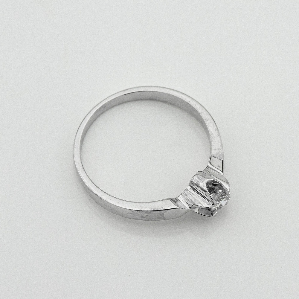 Золотое кольцо с бриллиантом ro11541, 16,5 размер