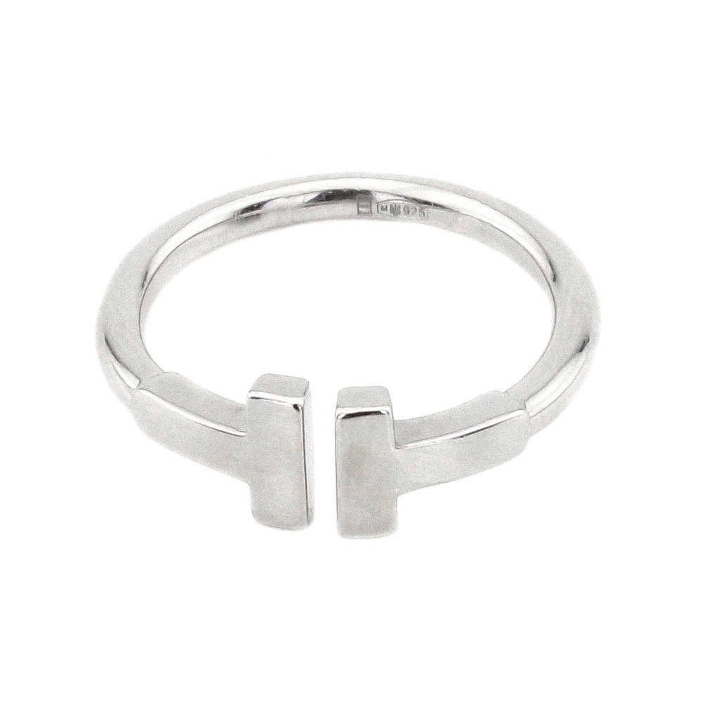 Срібний перстень "Т" незамкнуте СК11044, 16 розмір